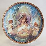Mother's Angels - 1999<br>P Buckley Moss Plate